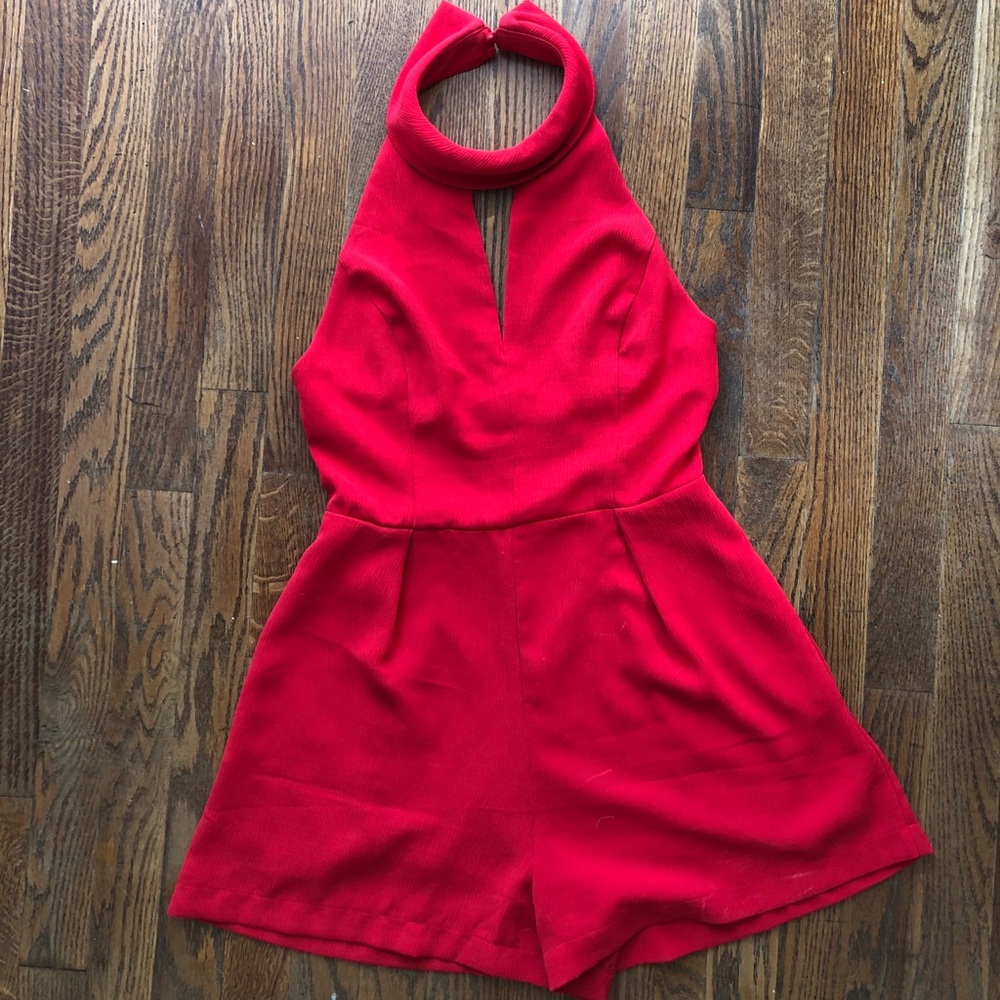 Like NEW WAYF Halter Romper